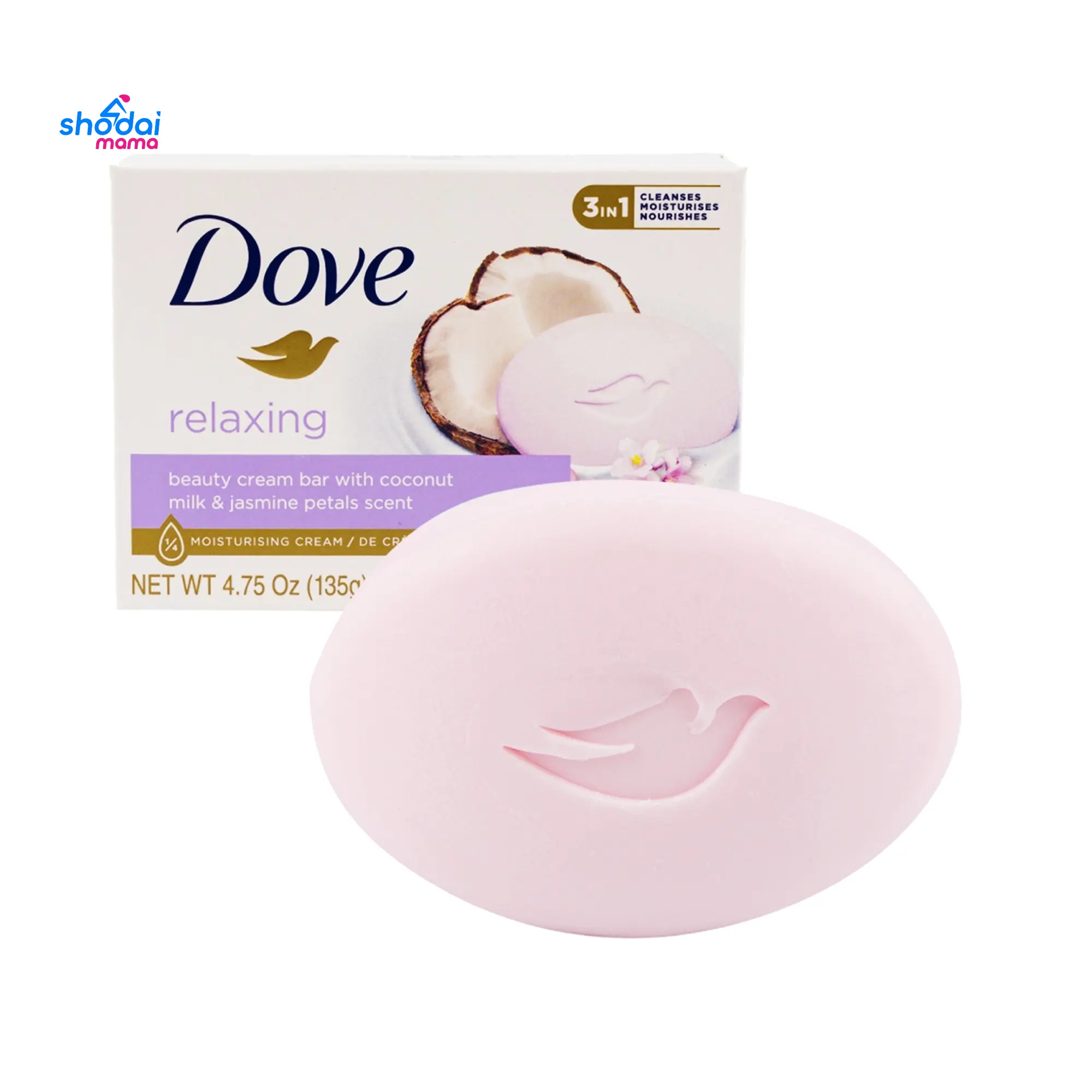 Dove Relaxing Beauty Cream With Coconut 135gm